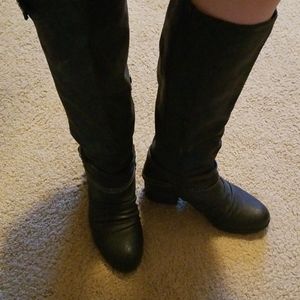 Just below the knee boots.